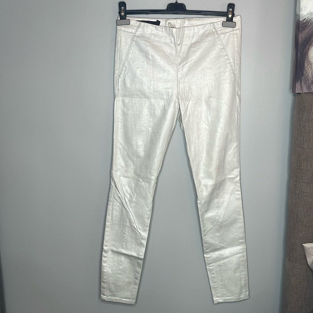 Armani Exchange Women's White Skinny Jeans